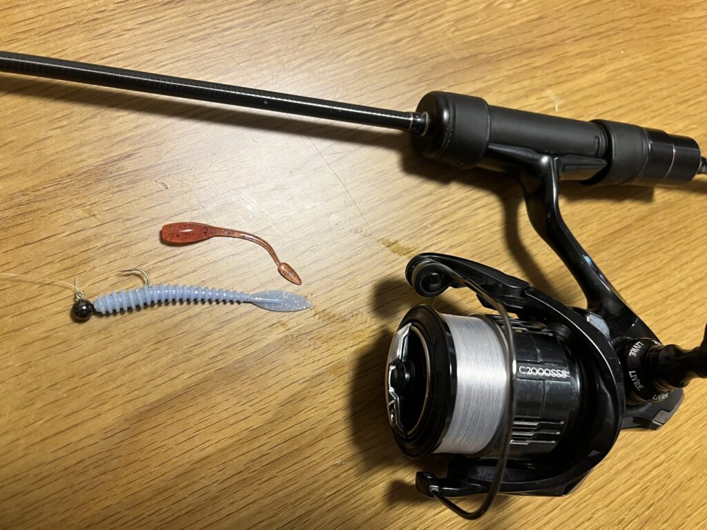 初夏のメバリングで使用したタックル