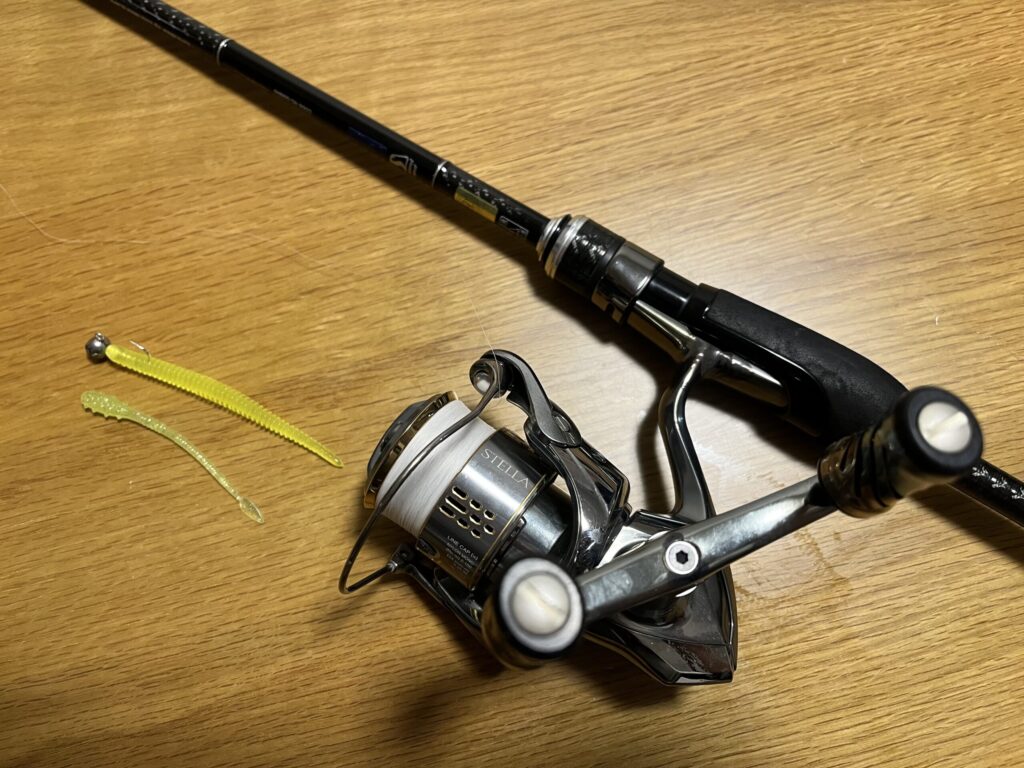 富山湾のボートアジングで使用したタックル